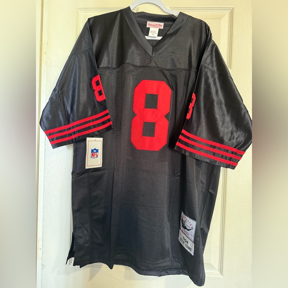 Black and Red NFL Jersey